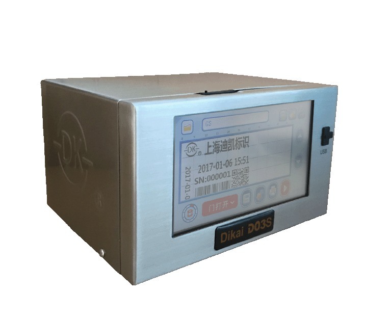 식품 및 음료 산업용 USB/RS232/네트워크 인터페이스를 가진 DIKAI D03S 열 전송 오버 프린터
