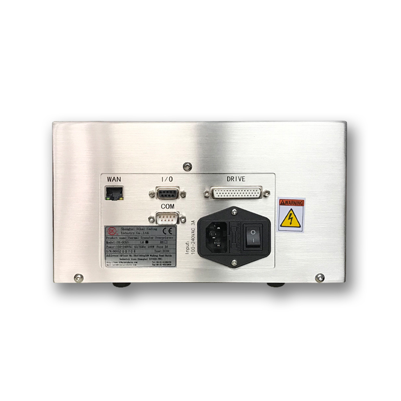 DIKAI D05S 자동 TTO 프린터, 인쇄 면적 53mm*150mm, 인쇄 속도 2-36m/min